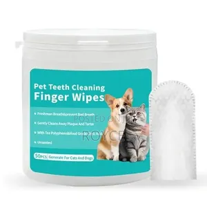 Pet Teeth Cleaning Finger Wipes