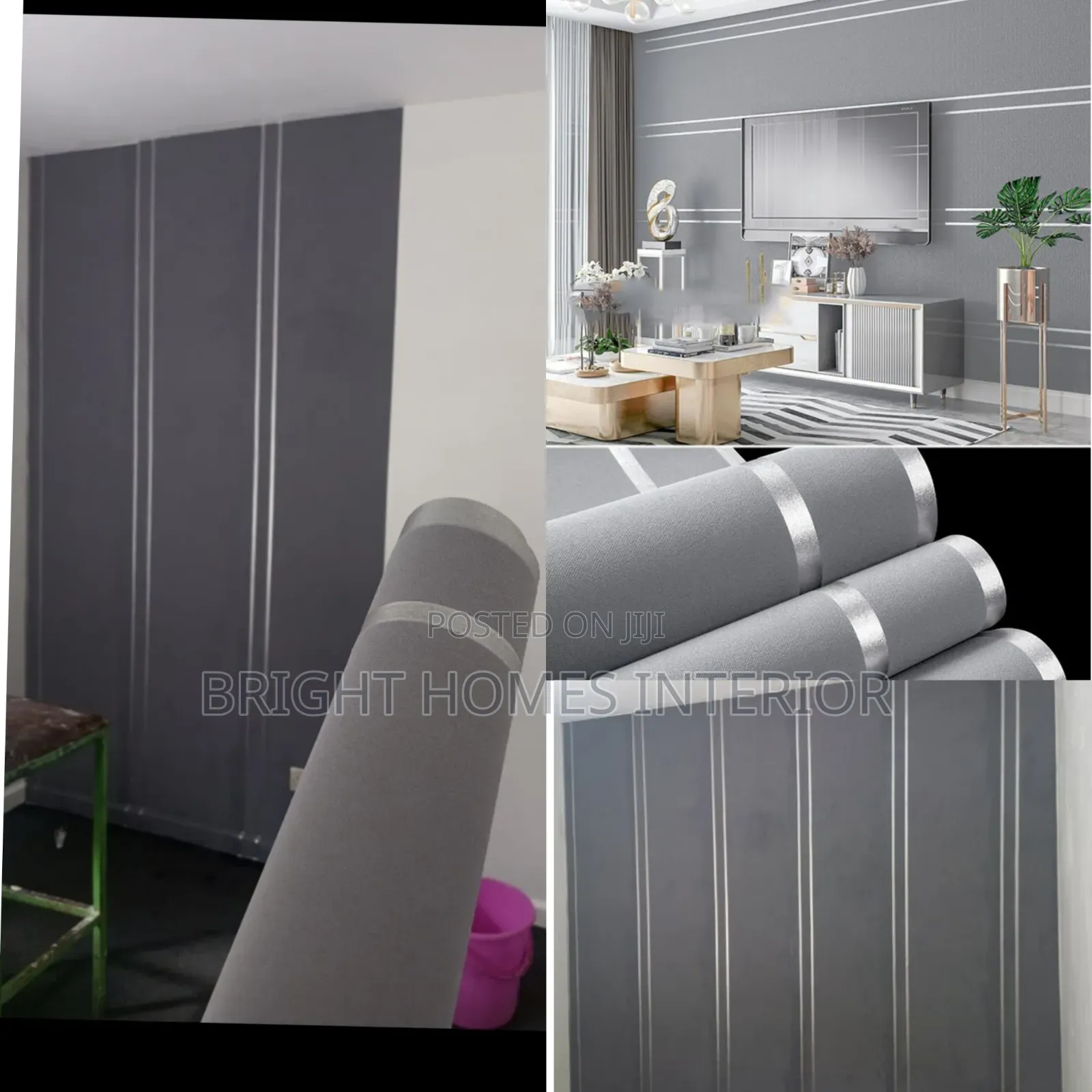 Grey Lines Wallpaper Office Grey Wallpapers