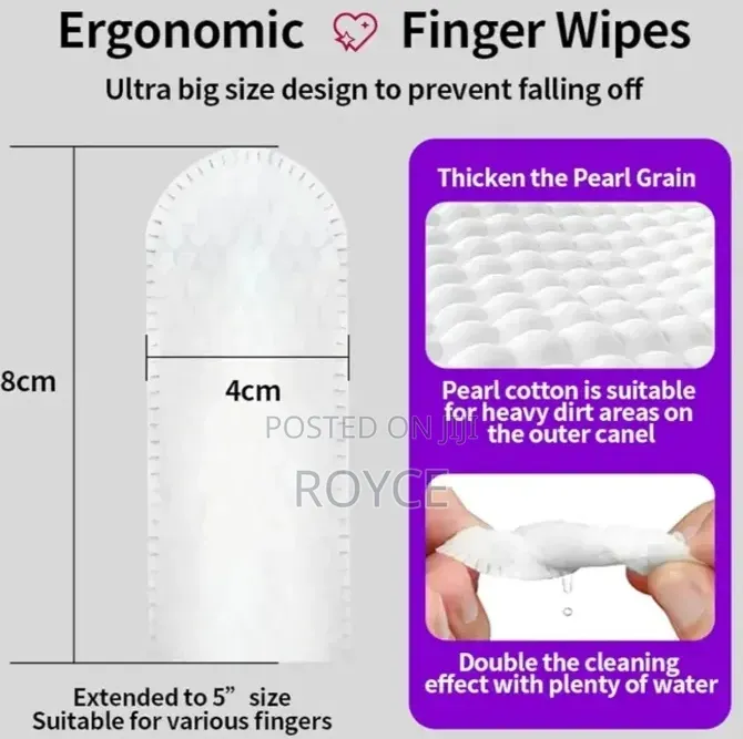 Pet Teeth Cleaning Finger Wipes