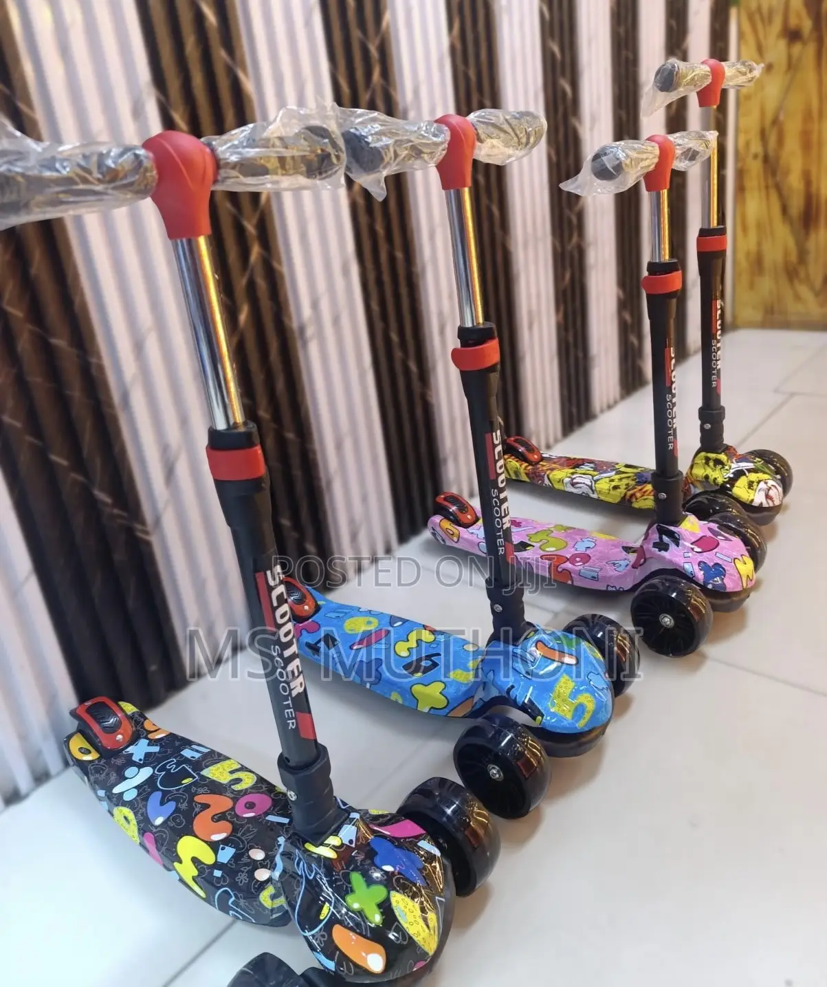 3 Wheeled Strong Durable Kids Scooters