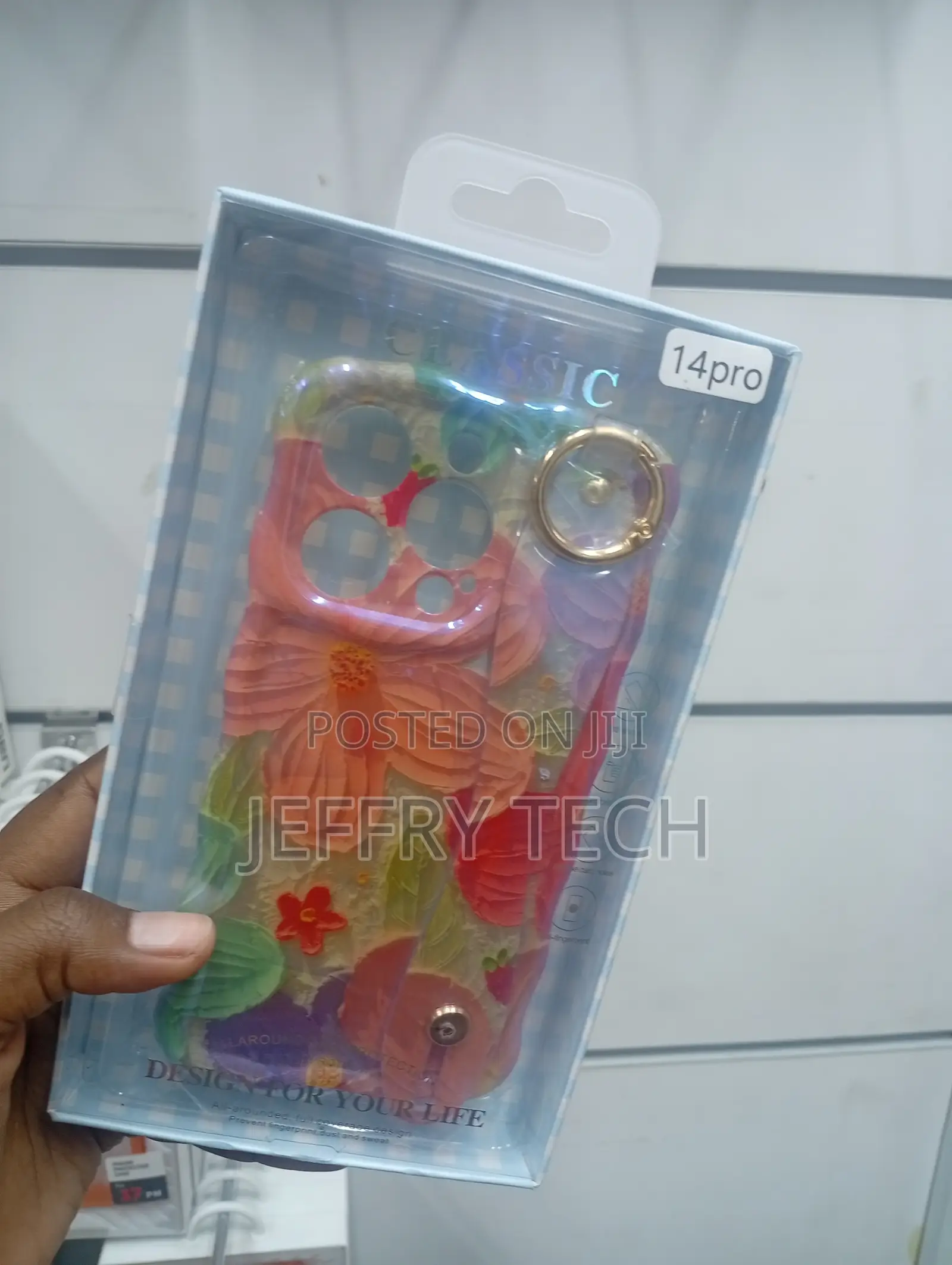 Basics Aesthetic Floral Case for iPhone 14 Pro