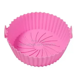 Reusable Air Fryer Silicone Insert Purple Pink