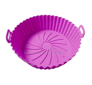 Reusable Air Fryer Silicone Insert Purple Pink