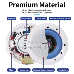 Two-Zone Constant Pressure Amplifier Ceiling Speaker