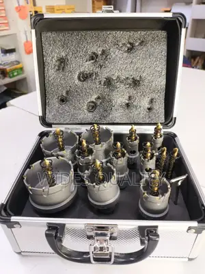 10-Piece Metal Cutting Whole Saw/Tungsten Carbide Tipped Hole Saw Set