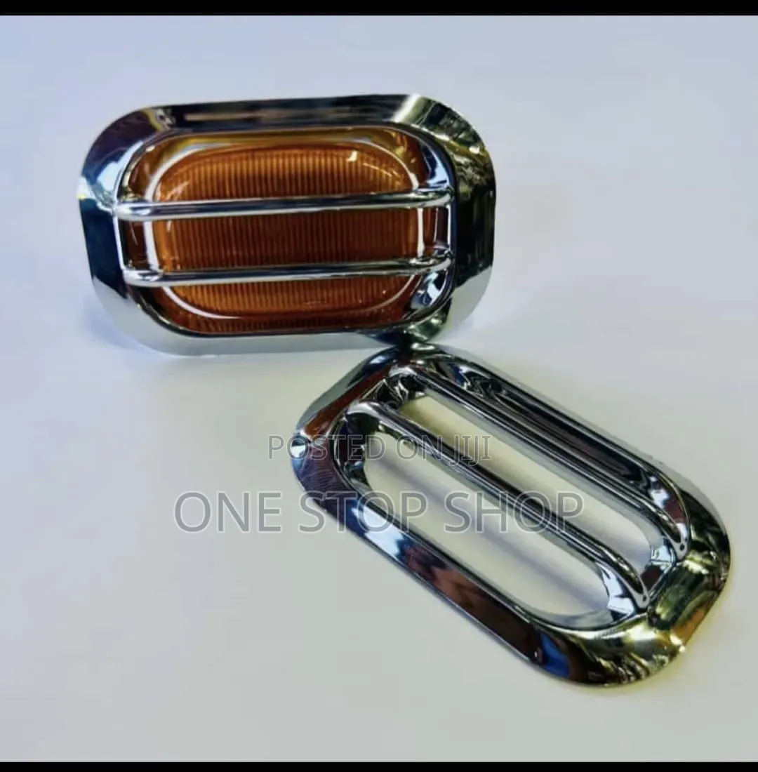 Protective Chrome Side Indicator Light Guard