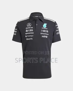 Team Amg-Mercedes Black Polo 2026 Jersey