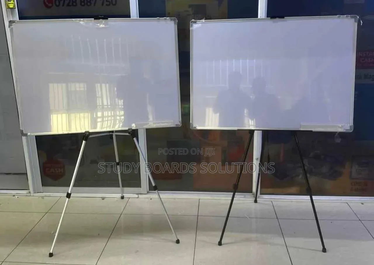 90cmx60cm Mobile Whiteboard With Tripod Stand