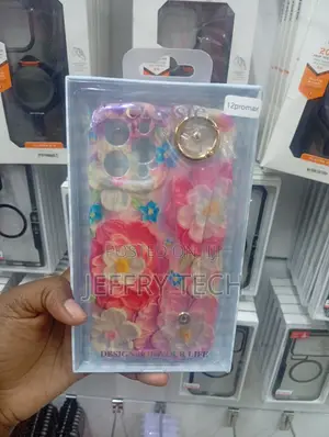 iPhone 12 Pro Max Floral-Patterned Pink Cover