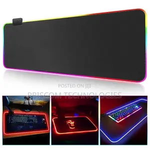 Large RGB Backlit Gaming Mouse Pad-Waterproof, Non-Slip, 35.4" X 15.7"