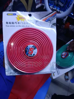 Red 5mtr Car Door Buffer Edge Trim Molding