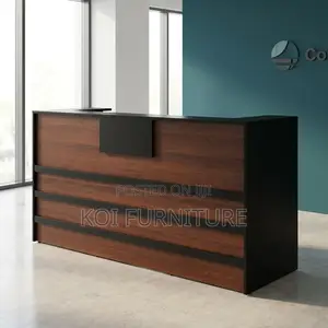 Office Desk : Modern 2m Custom Reception Desk