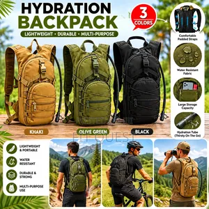 Hydration Backpack Water Bladder Hiking Cycling Bag