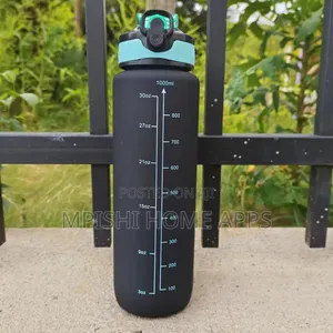 Sports Water Bottle With Time Marker 1000ml