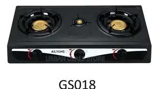 Ailyons 3 Burner Stainless Top Gas Cooker