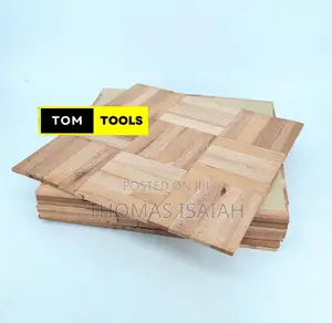 2.0 Square Meters Mahogany Parquet Flooring 46cm X 46cm X 10pcs