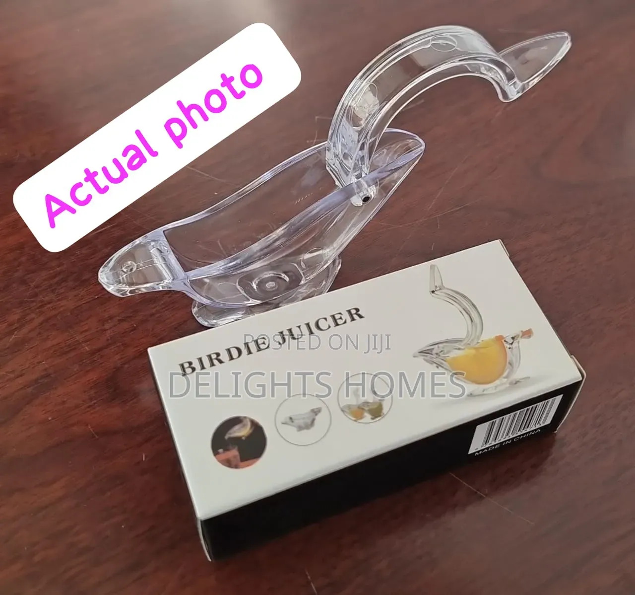 Clear Acrylic Mini Birdie Juicer_pa