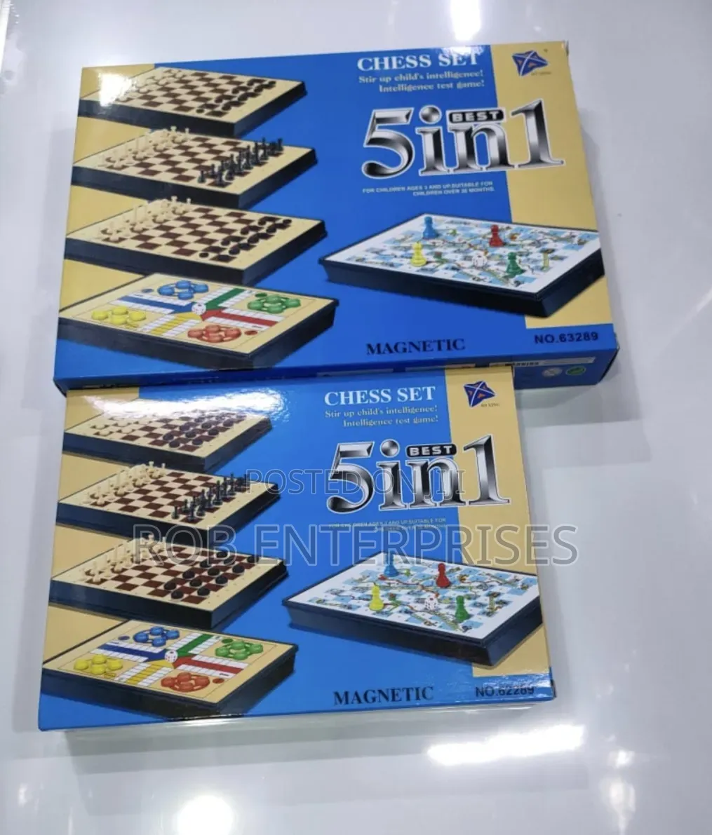 5in 1 Chess Set
