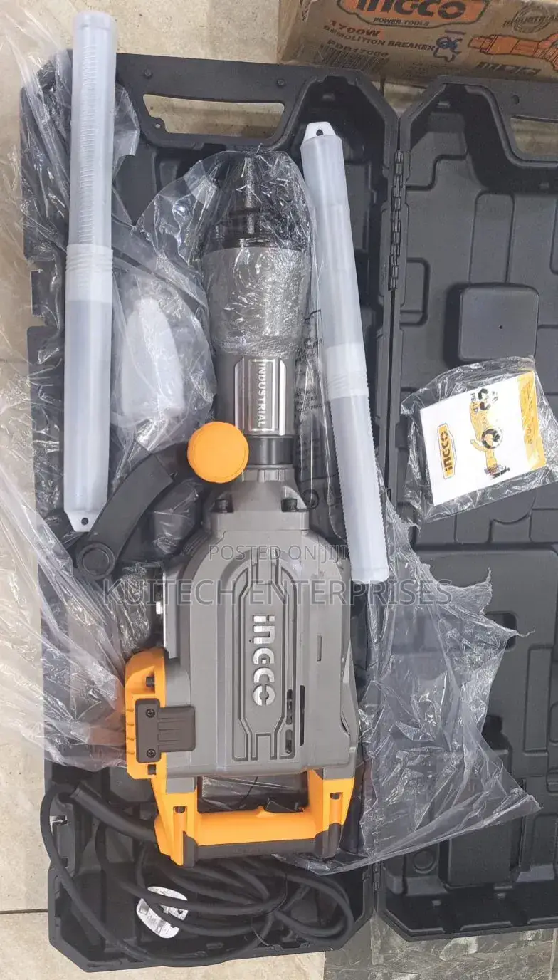 Ingco Demolition Breaker/ Electric 1700w Demolition Jack Hammer 16kg