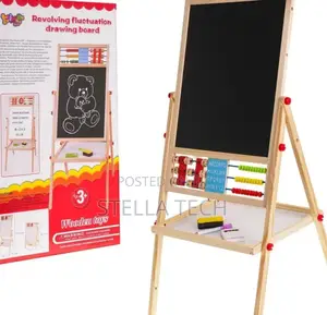 Double Sided Wooden Blackboard