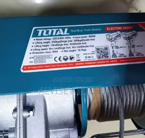 Total Electric Hoist 500kgs