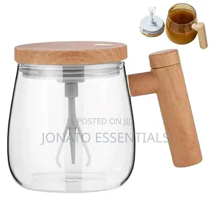Automatic Electric Self Stirring Mug Glass Coffee Mixing Cup