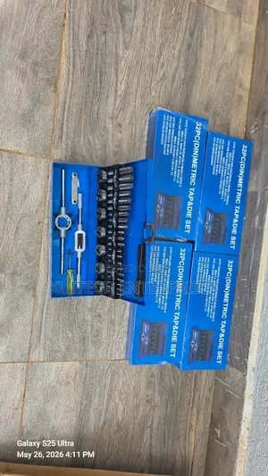 32pcs Tap and Die Set/Metric Threading Tape