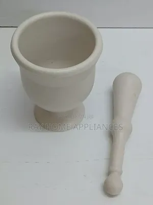 Mortal and Pestle White Colour