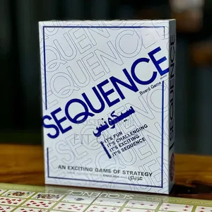 Sequence Strategy Board Game Family Fun Educational Puzzle Game