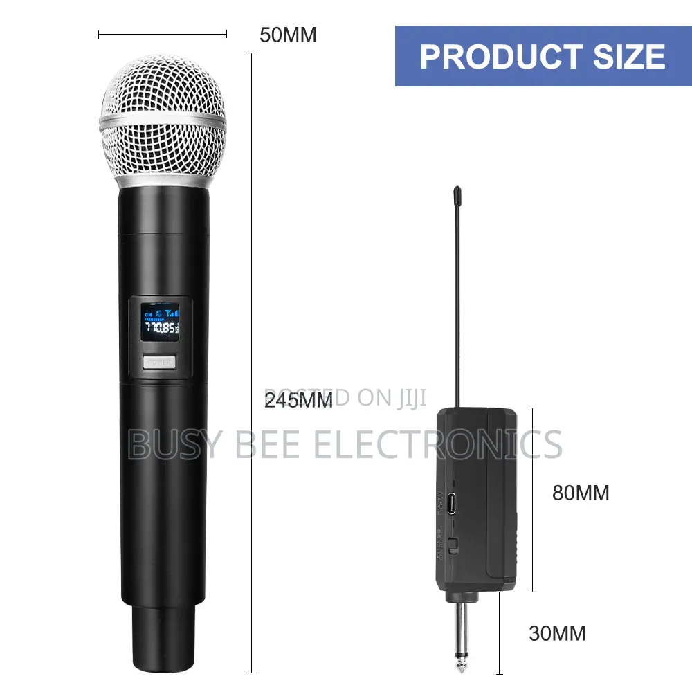 4 Channels Uhf Wireless Handheld Microphone