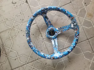 Momo Deep Dish Steer Wheel With Cartoon Theme Pattern