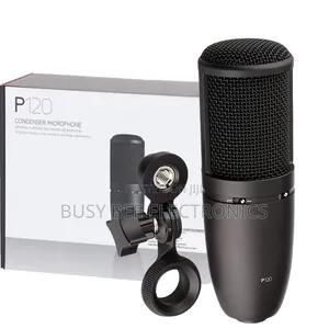 P120 Condenser Microphone-Cardioid Noise Cancelling Led Lights Wired