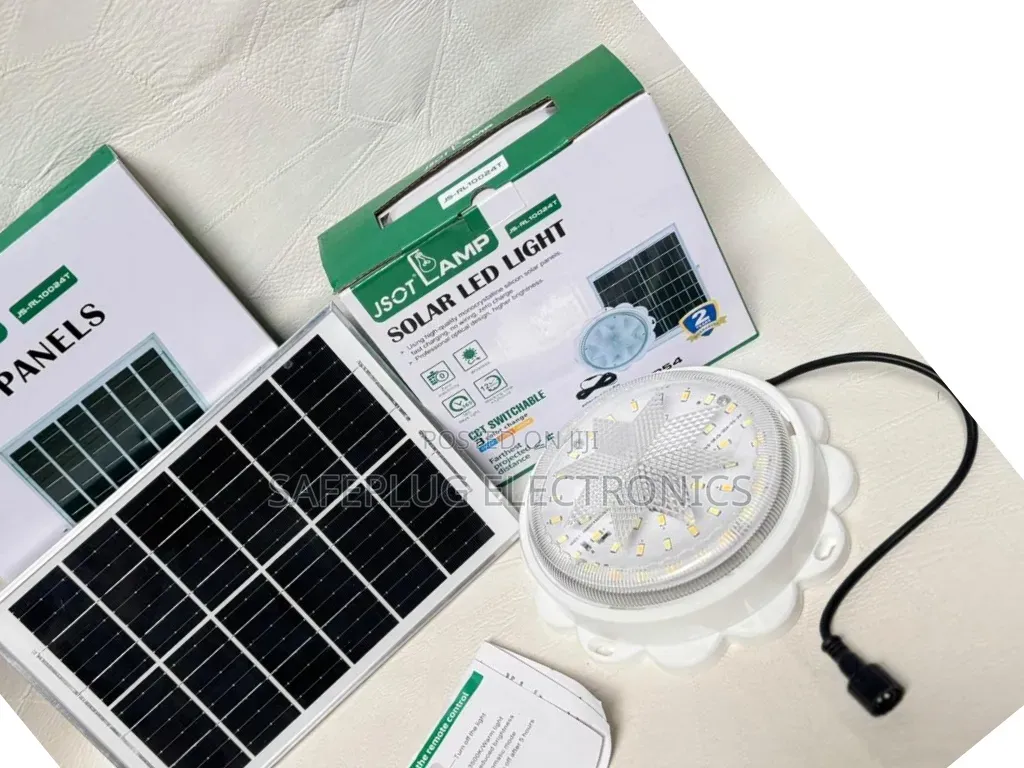 200w Led Solar Ceiling Lamp – Bright Indoor Home Light Description: