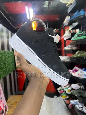 Nike Airforce Black Suede