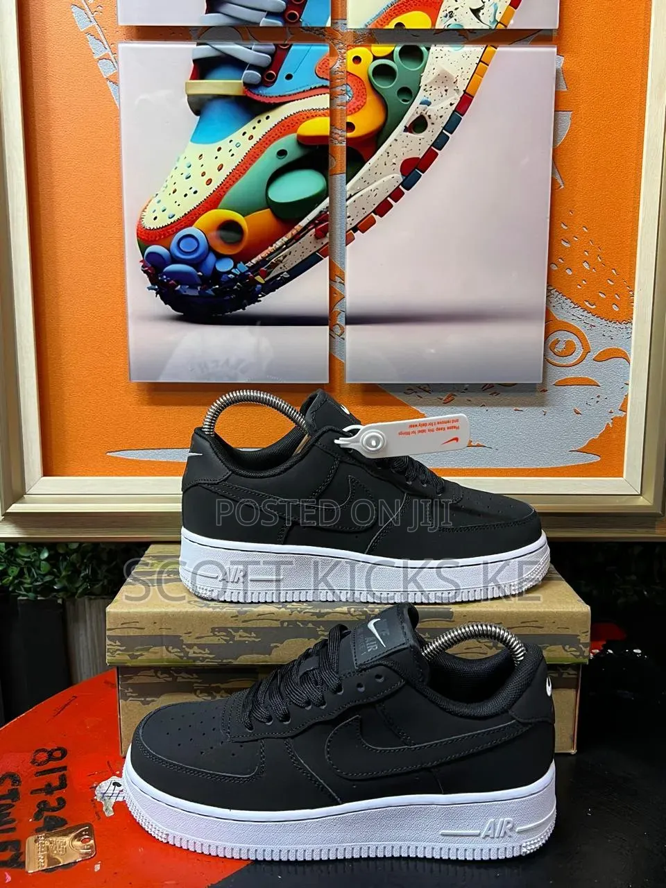 Nike Airforce Black Suede