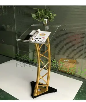 Event Podium: Portable Aluminum Alloy Presentation Podium