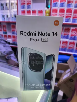 New Xiaomi Redmi Note 14 Pro+ 5G 256 GB Black