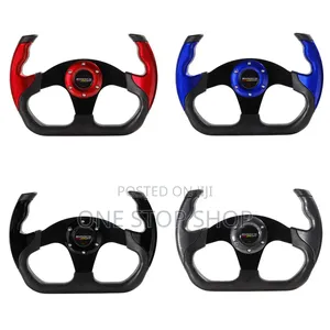Yoke Style Open Top Steering Wheel With Side Grip
