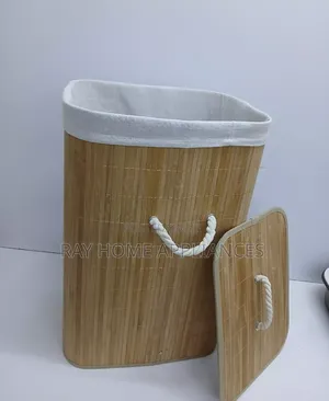 Foldable Large Capacity Wooden Laundry Basket