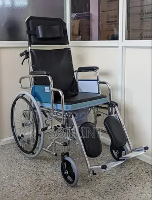 Reclining Commode Wheelchair