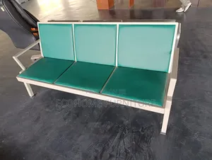 Green Padded Waiting Chair (3 Seater)