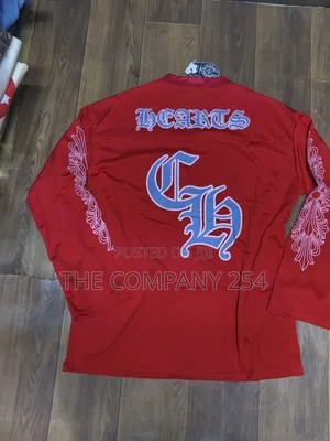 Quality Casual Long Sleeved Chrome Heart Designer Jersey