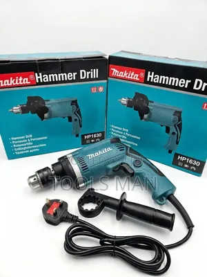 Makita Hp1630 Hammer Drill - 710w Professional Power Tool.