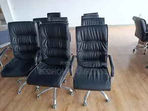Black Leather Classic Office Chair