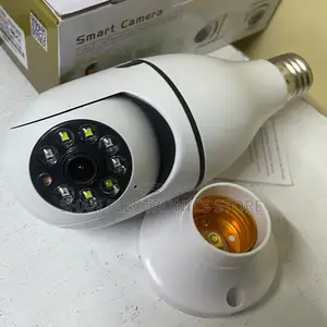 Hd Night Vision Mobile Phone Remote Control PTZ 360° Bulb Camera