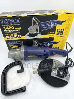 Royce 1400w Professional Polisher - 180mm Heavy Duty Polishing Machine
