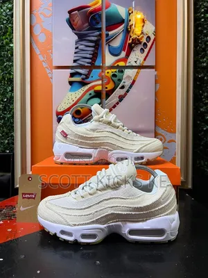 Levi’S X Nike Air Max 95 “White and Ecru”