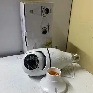 Wi-Fi Home Indoor Monitor 360° 1080p Hd Light Bulb Camera