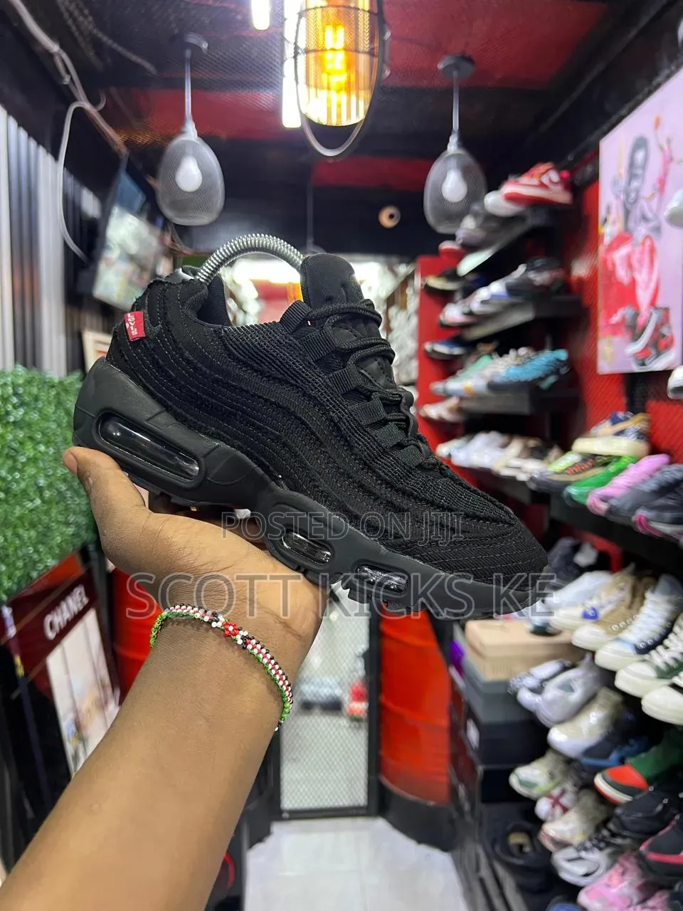 Levi’S X Nike Air Max 95 “Black”