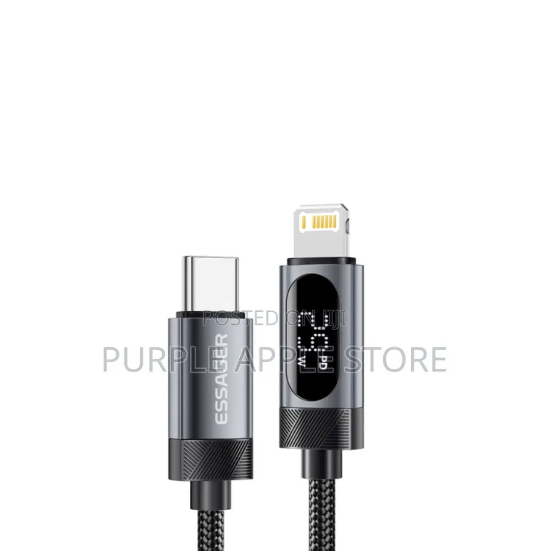 Essager Pd29w Type-C to Lightning Cable 2m Led Digital Display